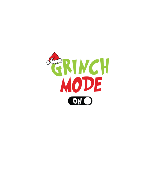 Grinch Mode model albastru deschis pe tricou