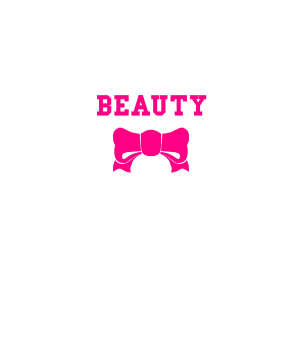 beauty model alb pe tricou