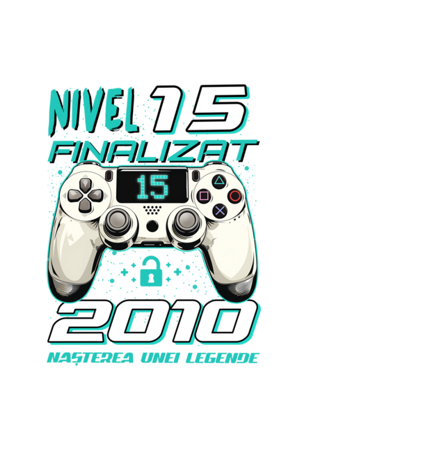 Nivel finalizat 15 2010 model negru pe tricou
