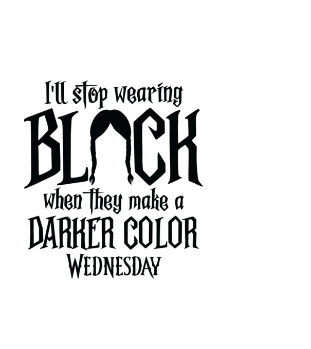  ill stop wearing black model albastru deschis pe tricou