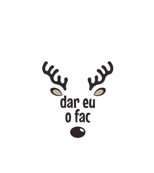 Dar eu o fac crăciun chiar căprioară Alb model alb pe tricou