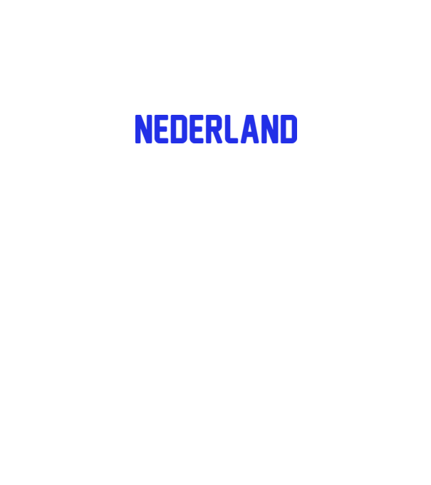 Nederland model alb pe tricou