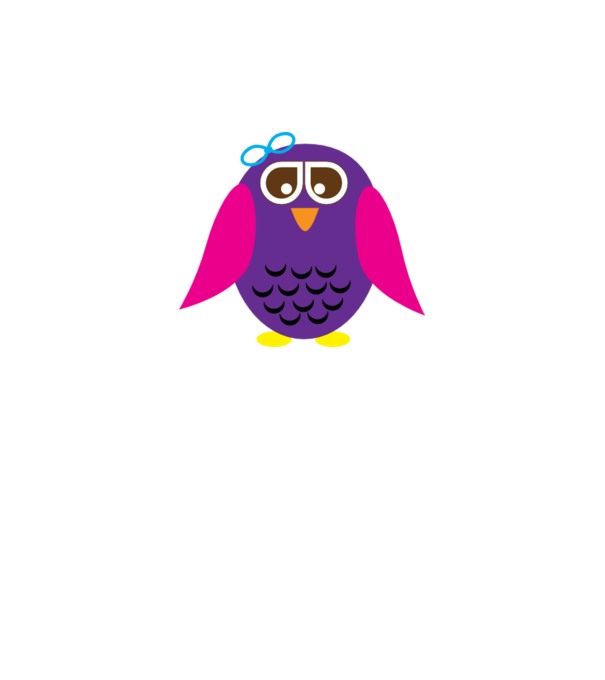 Owl model roz neon pe tricou