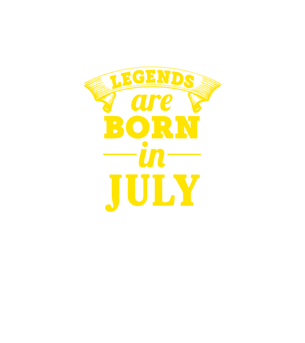 Legends are born in July model roz neon pe tricou