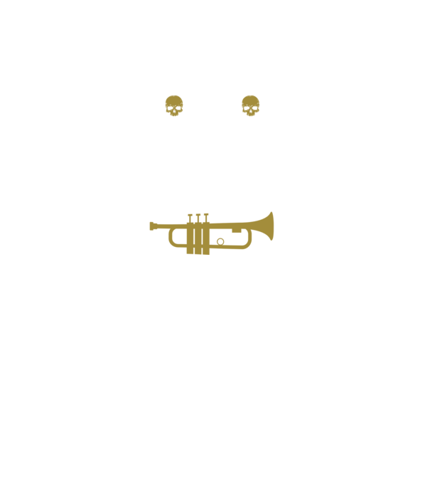 I play heavy metal trumpet model turcoaz pe tricou