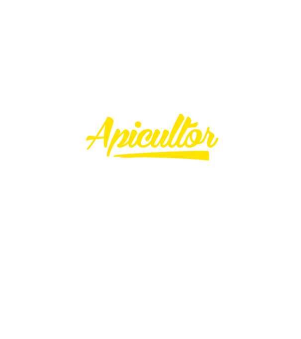 Apicultor model negru pe tricou