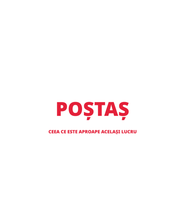 Supererou poştaş model negru pe tricou