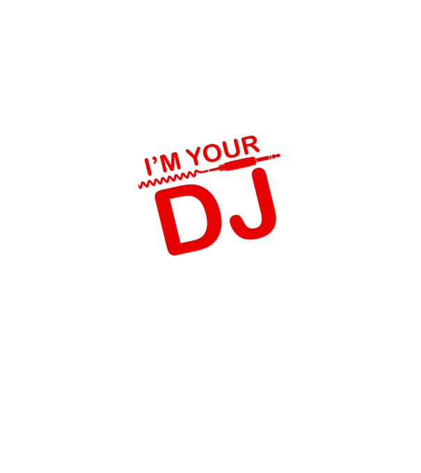 Im your DJ model negru pe tricou