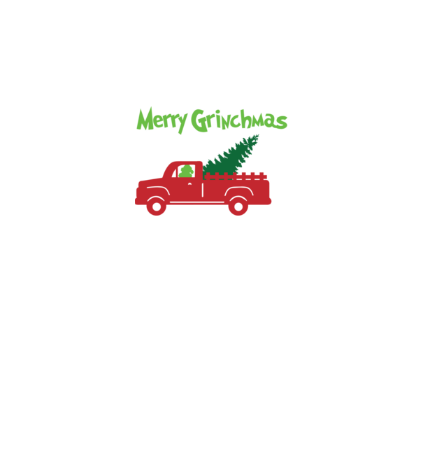 Grinchmas truck model negru pe tricou