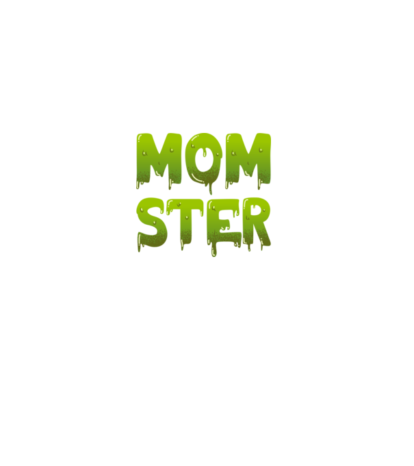 Momster model negru pe tricou