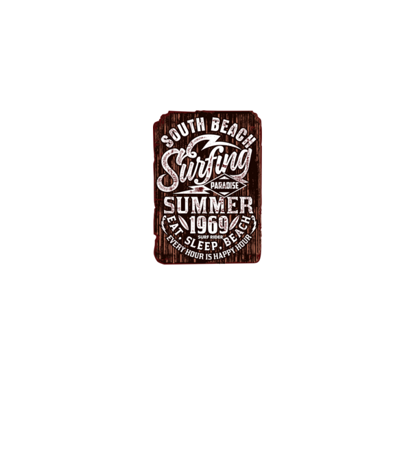 South Beach model negru pe tricou