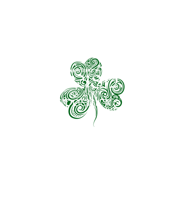Everyone is irish shamrock model negru pe tricou