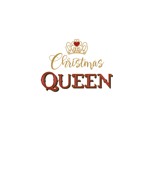 Christmas Queen model turcoaz pe tricou