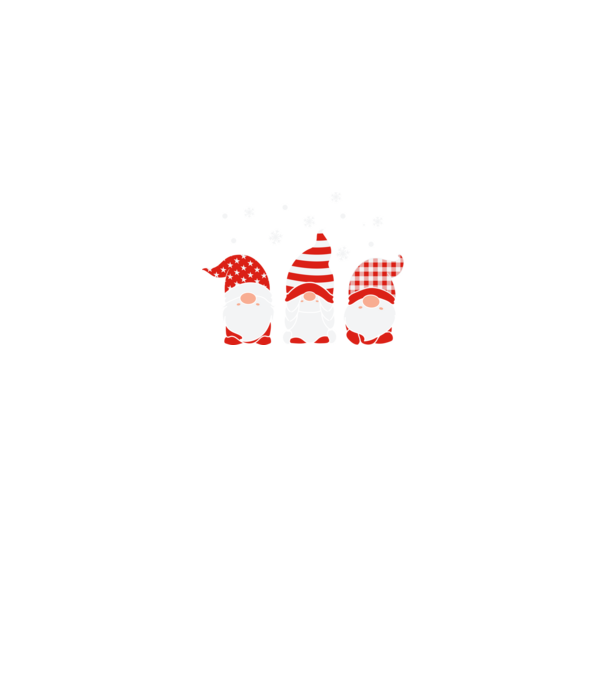 Xmas gnomes model negru pe tricou