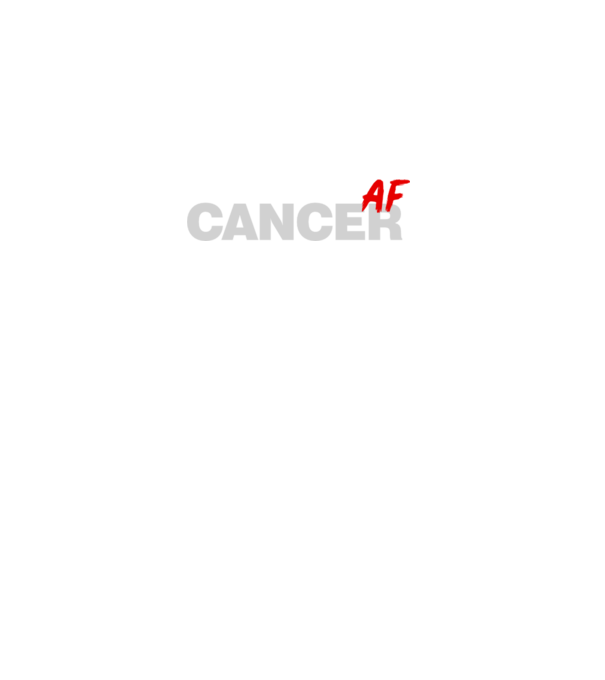 CANCER as fuck model negru pe tricou