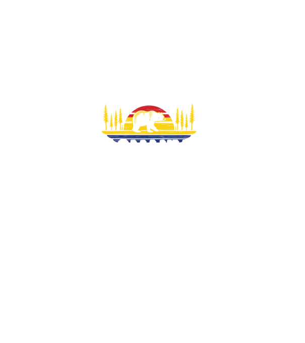 Land of Bears model negru pe tricou