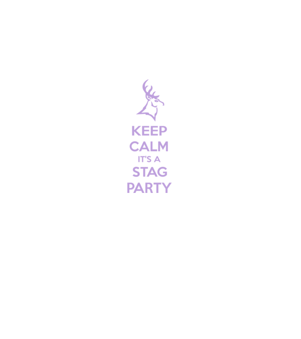 Keep calm stag party on model negru pe tricou