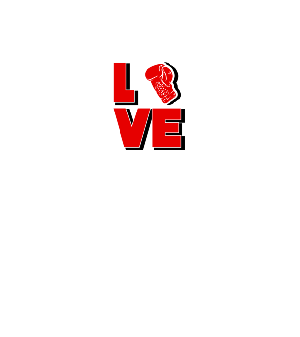 LOVE BOX model alb pe tricou
