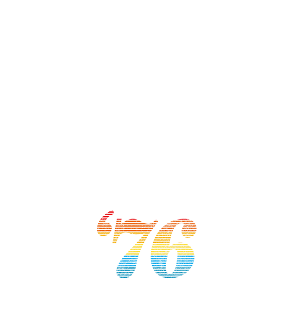 Retro Birthday 1976 model negru pe tricou