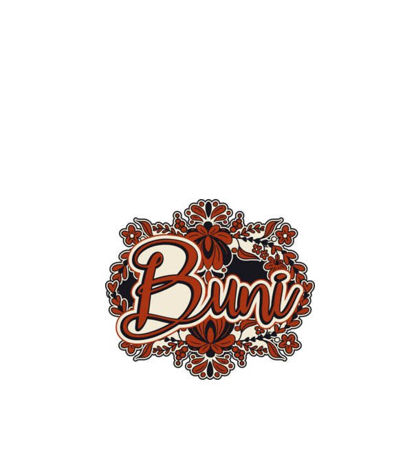 Buni model alb pe tricou