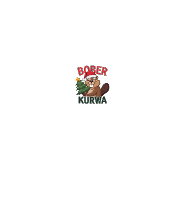 Bober kurwa Christmas model gri pe tricou