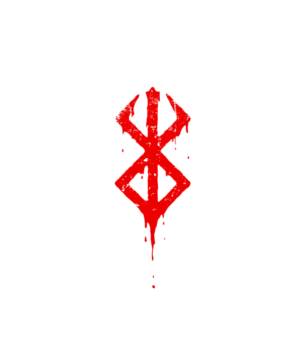 Berserk logo model alb pe tricou
