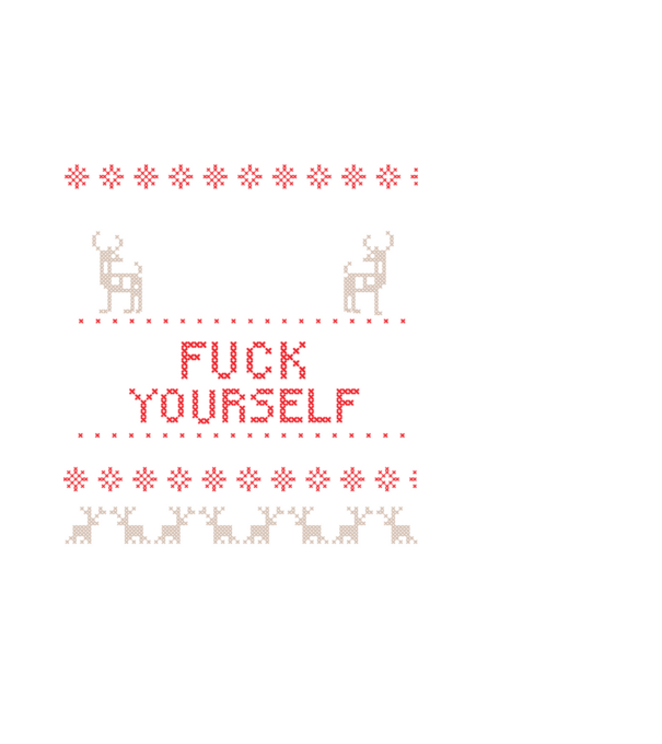 Merry go fuck yourself model negru pe tricou
