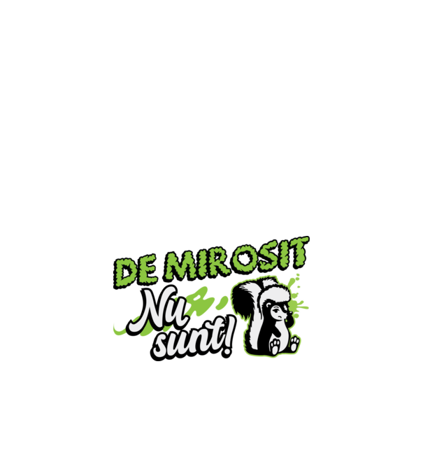 De mirosit nu sunt model negru pe tricou