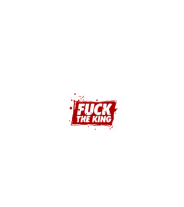 Fuck the king model negru pe tricou