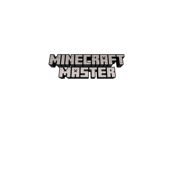Minecraft Master model verde pe tricou