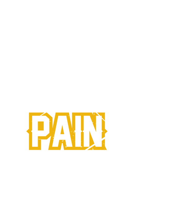 No Pain No Gain model alb pe tricou