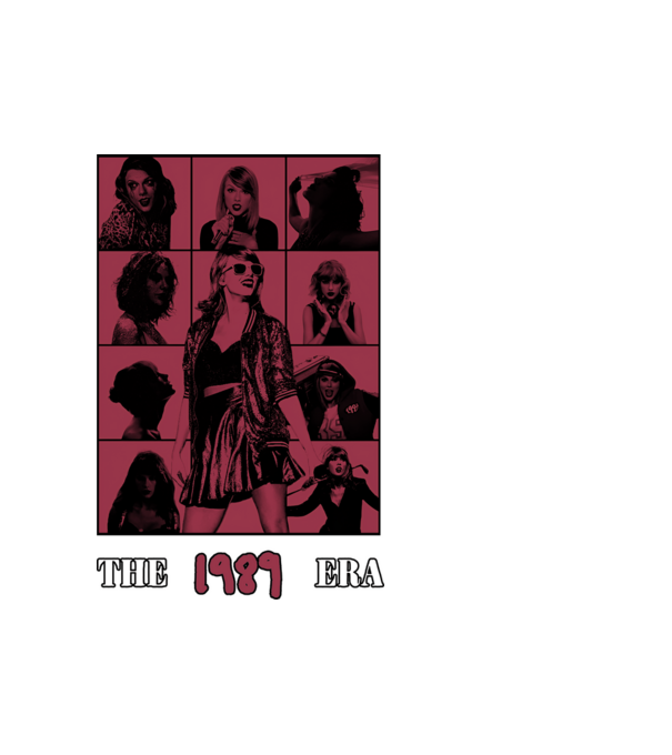Taylor Swift ERAS red model alb pe tricou