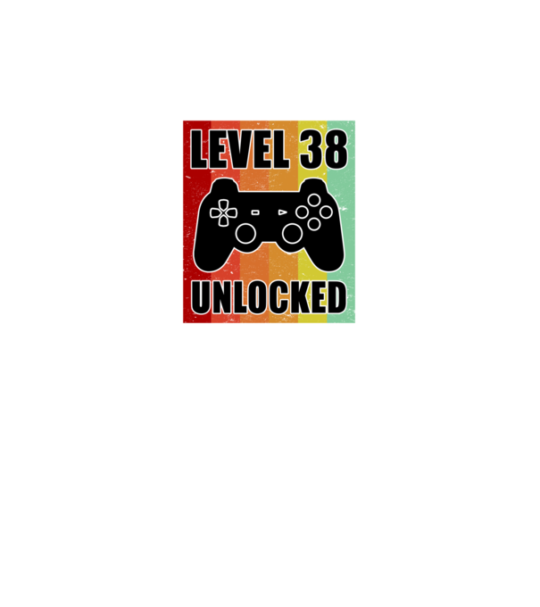 level 38 unlocked retro gamer model gri pe tricou