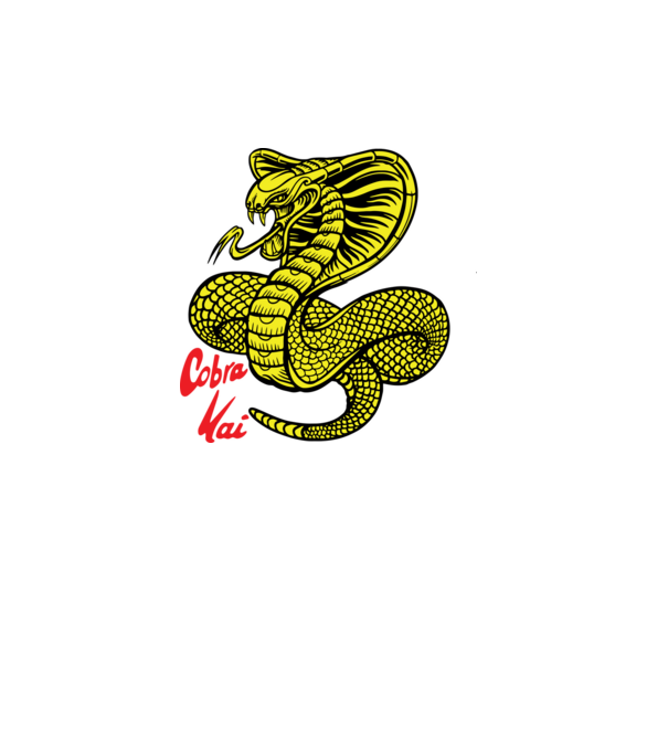 cobra kai logo color model turcoaz pe tricou