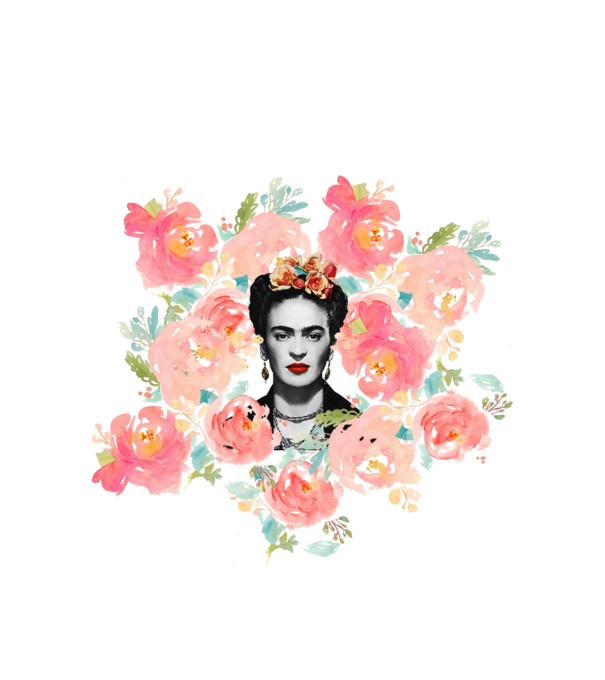 Frida Kahlo 2 model alb pe tricou