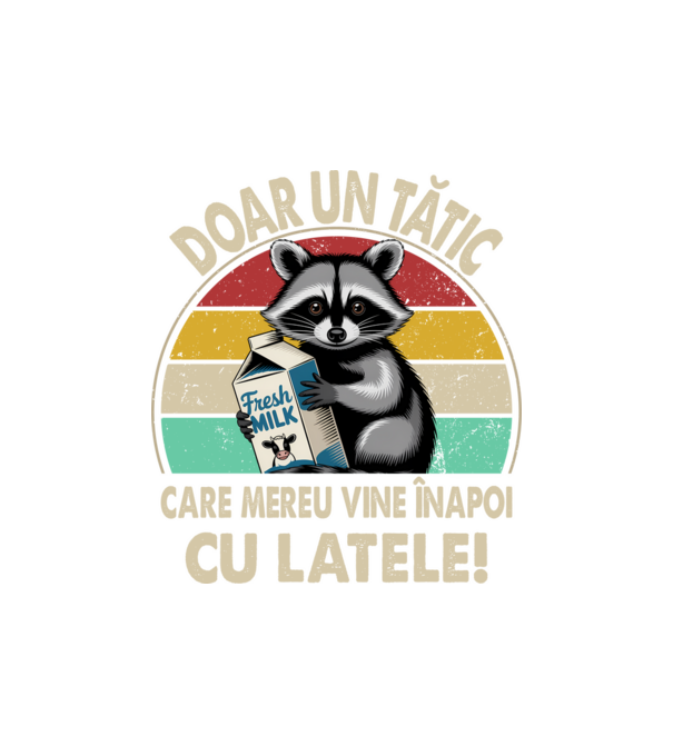 Retro Apa aki visszajött a tejjel RO model nisipiu pe tricou
