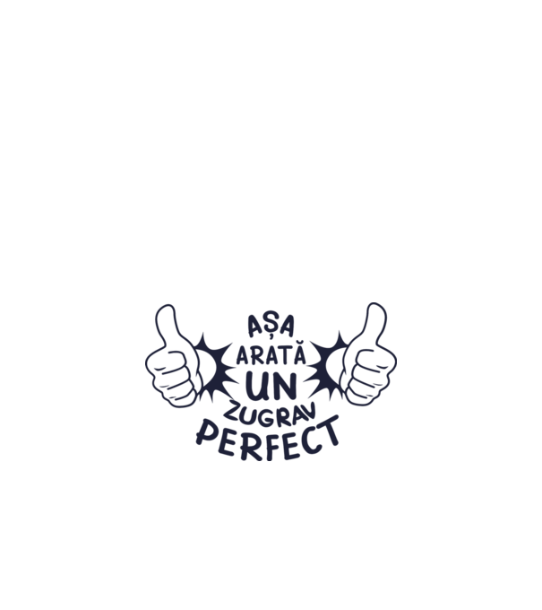 Așa arată un zugrav perfect model alb pe tricou
