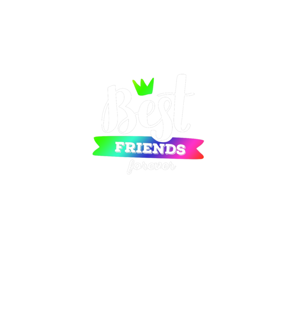 Best friends forever model albastru regal pe tricou