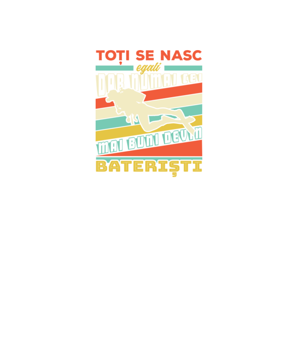 toți se nasc egali, dar numai cei mai buni devin scafandri model negru pe tricou