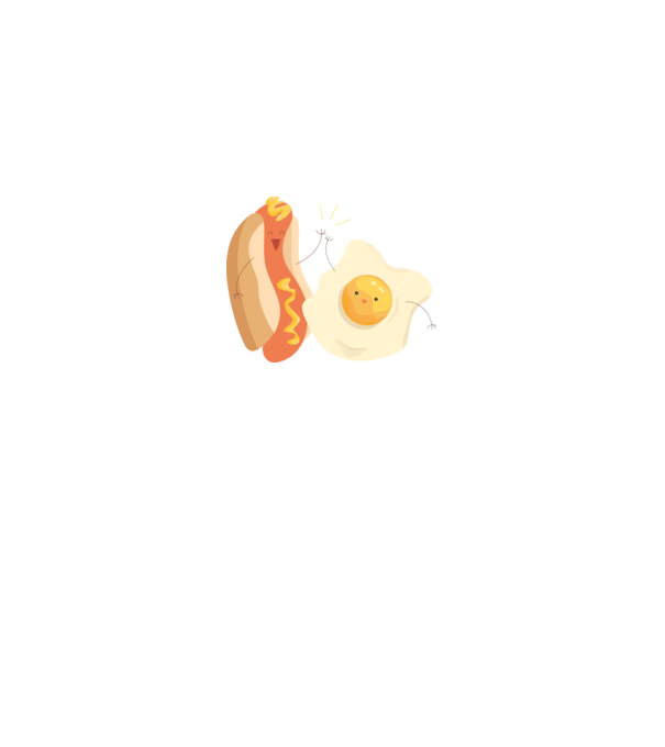 best friends hot dog egg model gri pe tricou