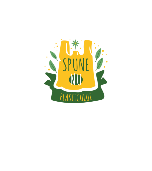 spune nu plasticului model gri pe tricou