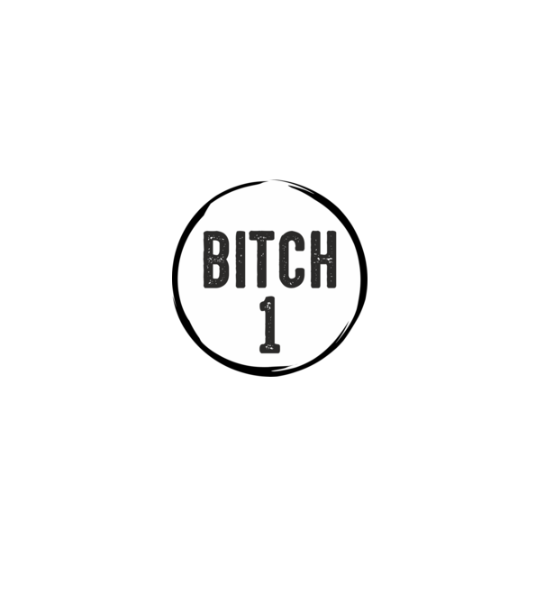 BITCH 1 model gri pe tricou