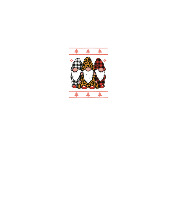 Ugly sweater gnomes model gri pe tricou