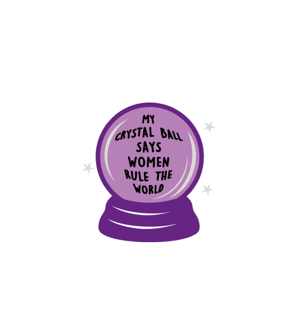 Women rule the world model negru pe tricou