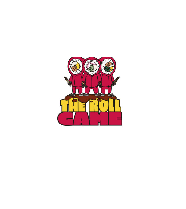 the roll game squid game model roz deschis pe tricou