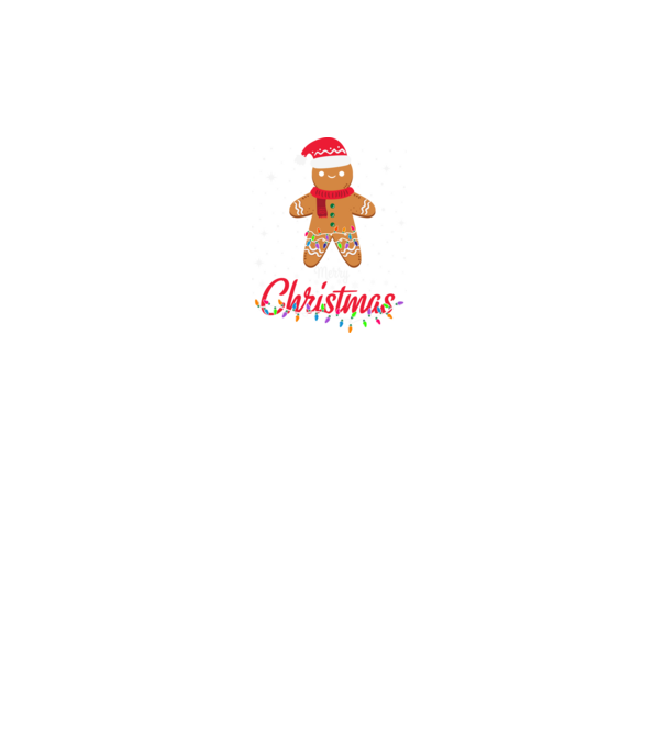 Merry christmas cookie model negru pe tricou
