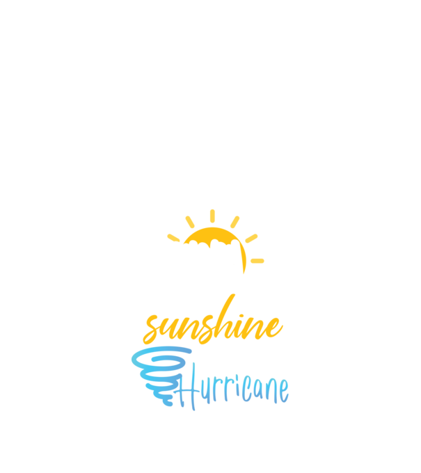 January Girls are Sunshine mixed with a little Hurricane model negru pe tricou