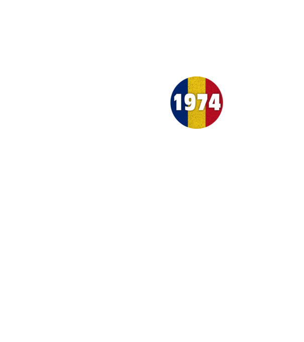 made in 1974 retro vintage model turcoaz pe tricou