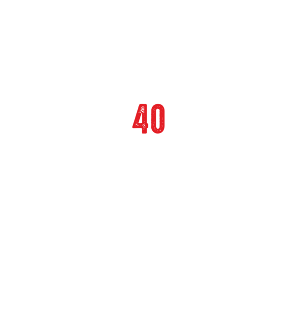 Purtătorul acestui tricou a împlinit: 40 de ani model negru pe tricou