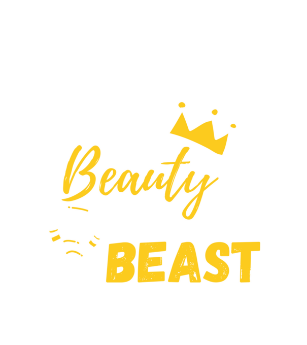 Wake Up Beauty Time To Beast model alb pe tricou